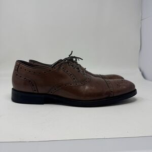 Johnston‎ & Murphey Italy Brown Oxfords size 10